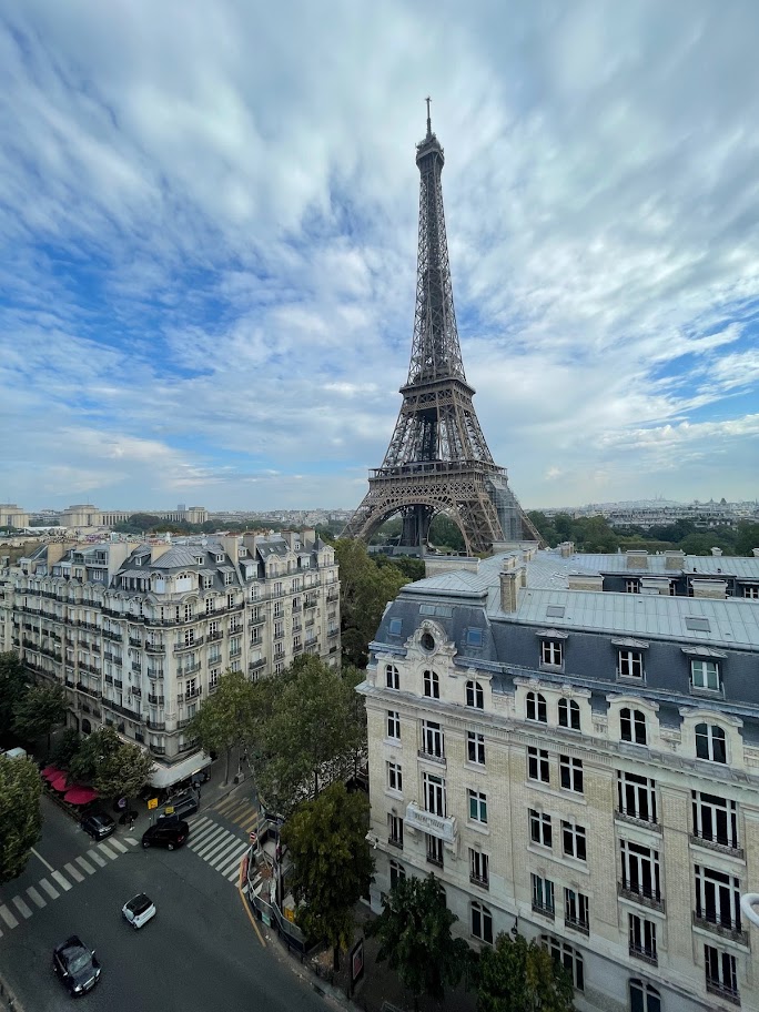 Eiffel Tower In Paris, France