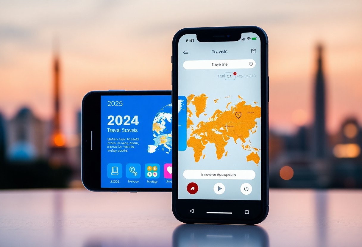 Apps 2025 vs. 2024 Travel 